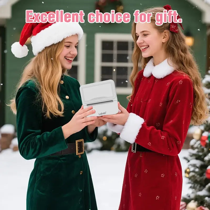 Labeer Mini Sticker Printer-2 Inch Bluetooth Thermal Pocket Printer, Inkless Portable Printer for Study Notes, Printer, Photos, Journals, Memos, Lists,Sticky Label, Ideal Gift for Valentine's Day, TikTokShopBlackFriday